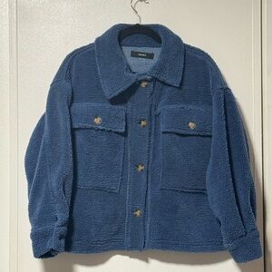 Forever 21 Blue Teddy Jacket